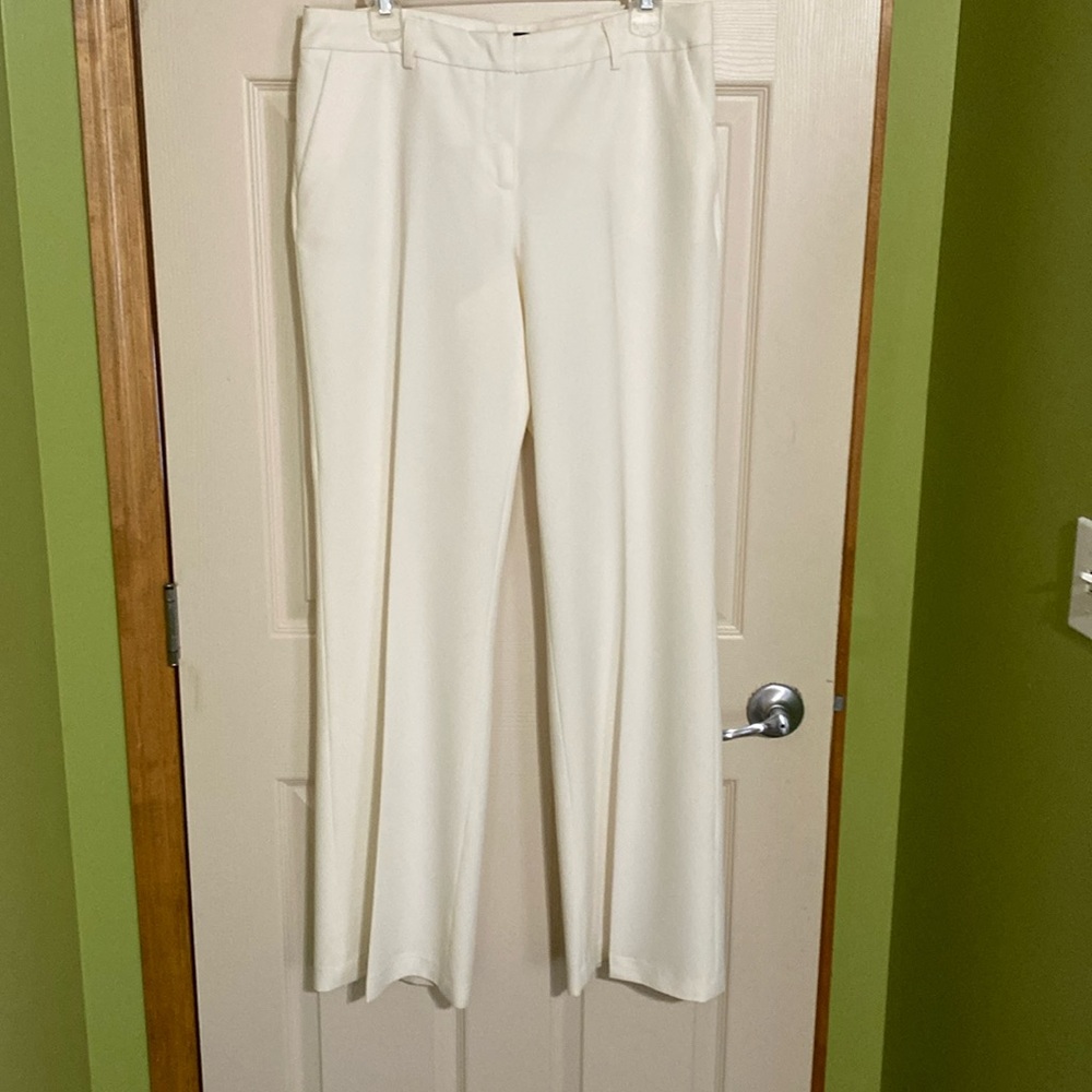 Jay Manuel ATTITUDE cream, wide leg, cream. Unlined. Waist “17” length “41”in
